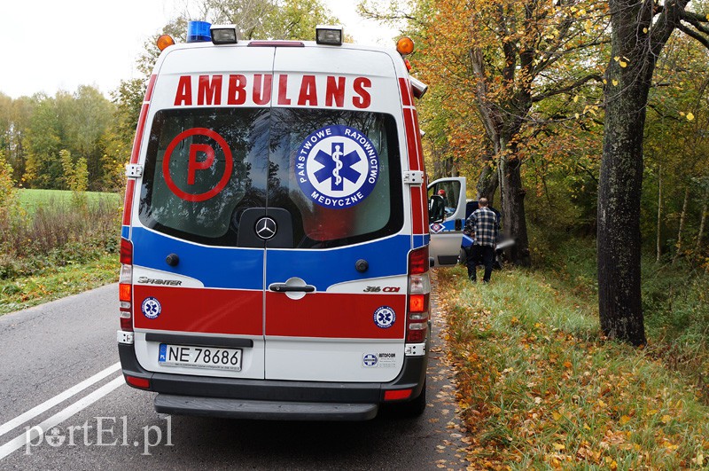 Wypadek między Hutą Żuławską a Pogrodziem zdjęcie nr 95464