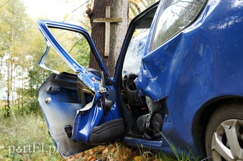 Wypadek między Hutą Żuławską a Pogrodziem zdjęcie nr 95468