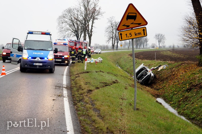 Wypadek między Jegłownikiem a Starym Polem zdjęcie nr 96433