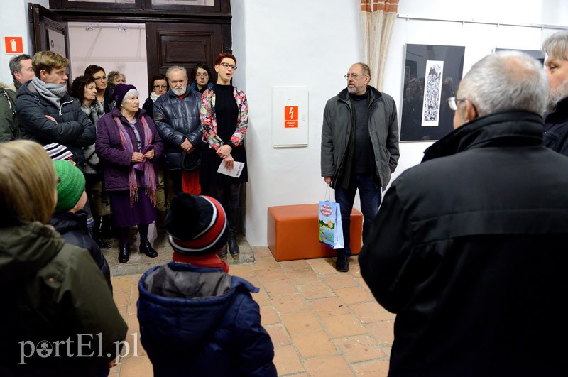 Grafika Jerzego Domino w cyklu Elbląg Plastyczny zdjęcie nr 97737