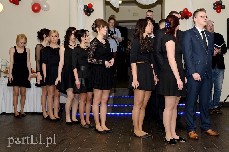 Studniówka 2015 - Zespół Szkół Inżynierii Środowiska i Usług zdjęcie nr 100109