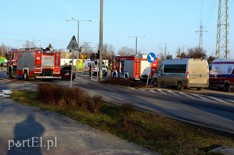 Elbląg Wypadek na skrzyżowaniu ul. Ogólnej z Legionów