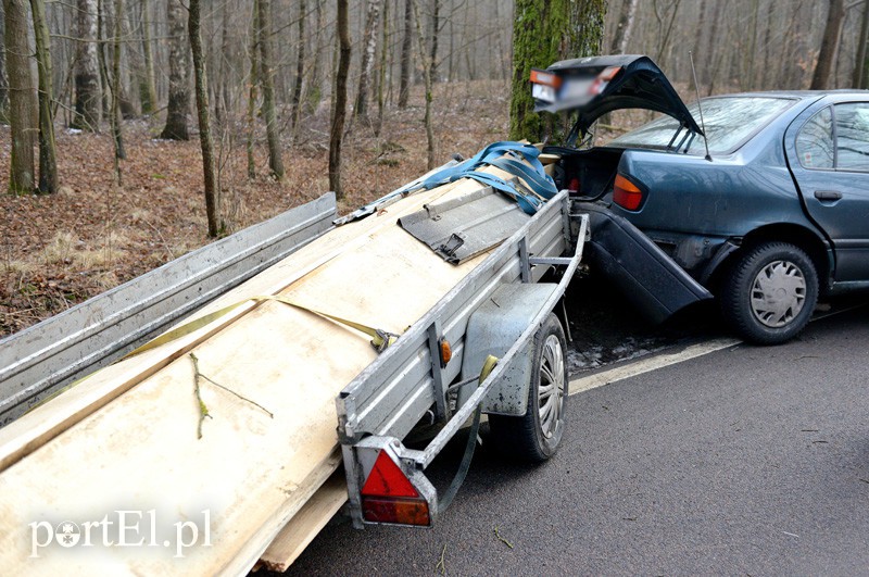 Nowe Monasterzysko: nissanem w drzewo zdjęcie nr 101074