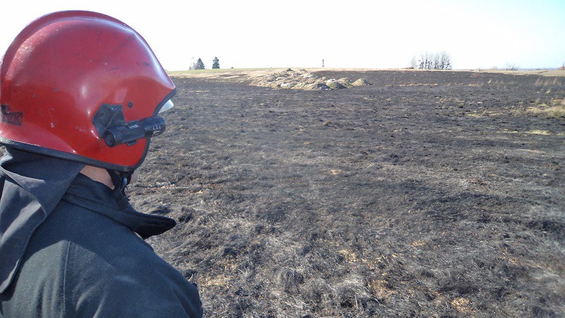 Groźny pożar traw na przedmieściach zdjęcie nr 102506
