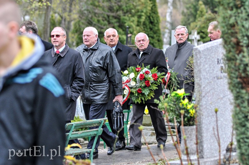 Elbląg Uroczystości pod krzyżem katyńskim