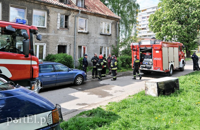 Pożar przy ul. Kasprzaka zdjęcie nr 105858