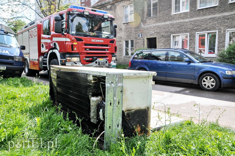 Pożar przy ul. Kasprzaka zdjęcie nr 105861