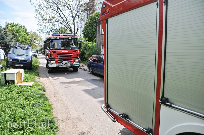 Pożar przy ul. Kasprzaka zdjęcie nr 105860