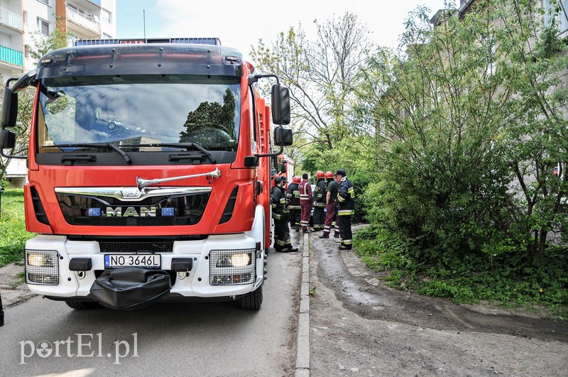 Pożar przy ul. Kasprzaka zdjęcie nr 105862