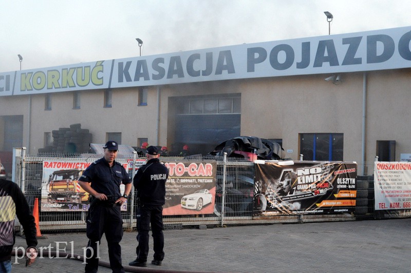  Pożar hali z częściami do aut przy obwodnicy zdjęcie nr 110164