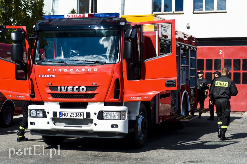 Elbląg Do strażaków przyszło (przyjechało) nowe