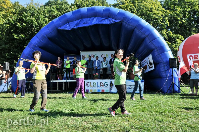 650 osób powędrowało z kijkami przez Bażantarnię zdjęcie nr 113751