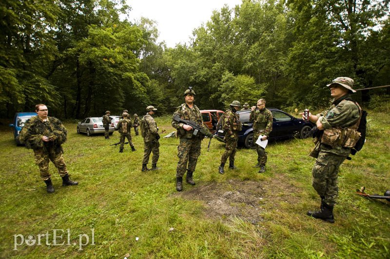 Elbląg Wymiana ognia w elbląskim lesie