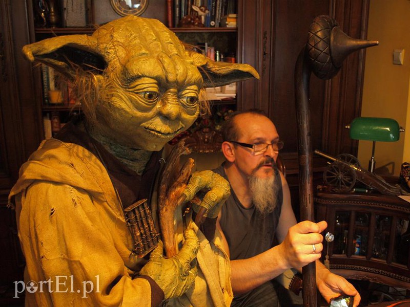 Marek Kulesza i mistrz Yoda