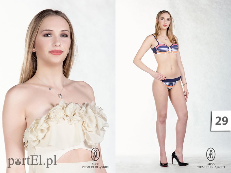 29. Paulina Kisielewska jest nastoletnią finalistką.
Mieszka w Elblągu.
Wzrost: 177 cm;
Wymiary: 50/65/70;
