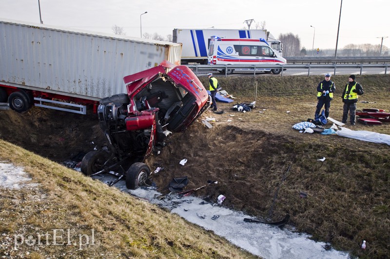  Wypadek tira na  zdjęcie nr 123162