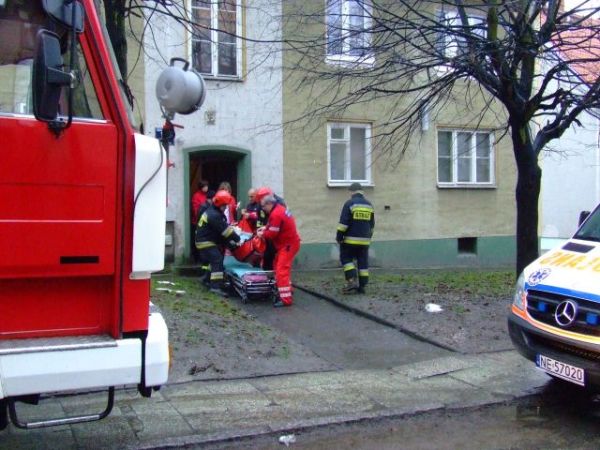 Elbląg Pożar na Próchnika