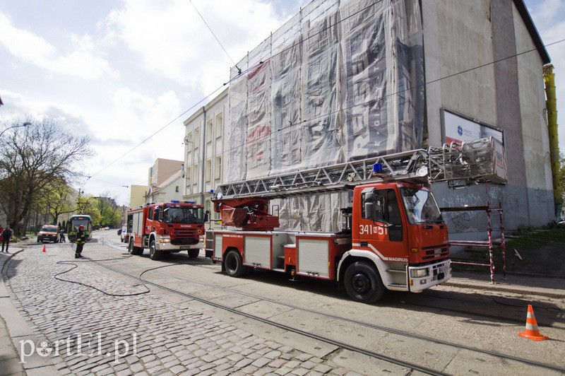 Elbląg  Pożar w mieszkaniu na Królewieckiej