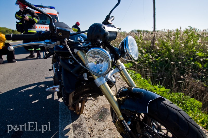  Wypadek motocyklisty. Mężczyzna trafił do szpitala zdjęcie nr 127119