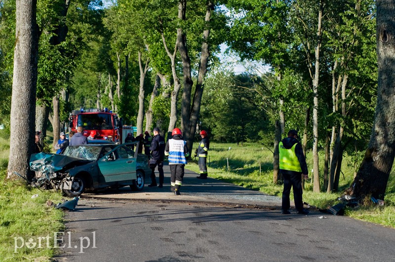  Bmw uderzyło w drzewo, kierowca w szpitalu zdjęcie nr 129993