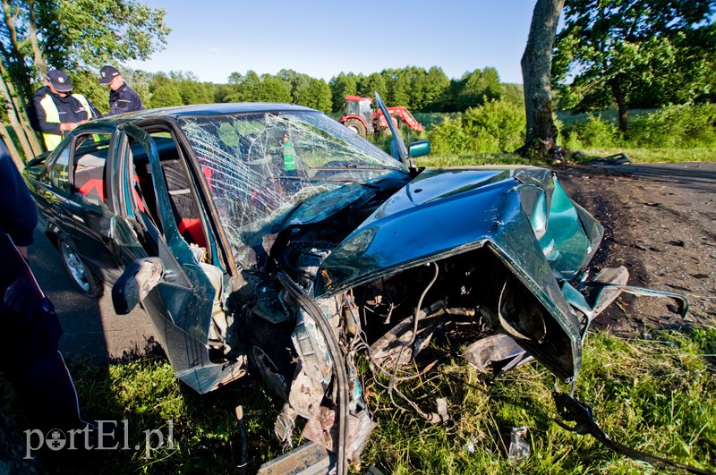  Bmw uderzyło w drzewo, kierowca w szpitalu zdjęcie nr 129987