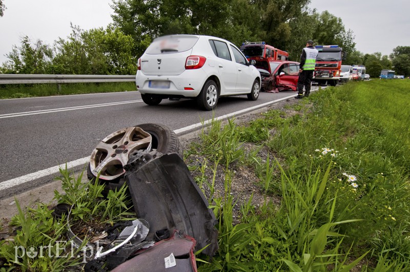  Droga nr 22 zablokowana. Wypadek w Karczowiskach Górnych zdjęcie nr 130135