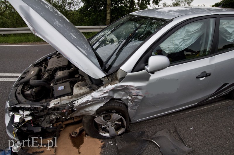  Droga nr 22 zablokowana. Wypadek w Karczowiskach Górnych zdjęcie nr 130133