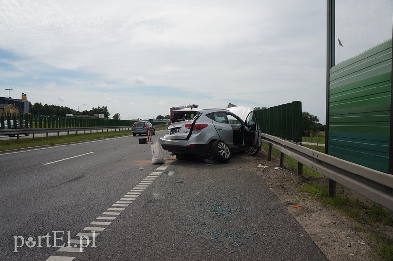 Elbląg Wypadek na siódemce, utrudnienia w ruchu 