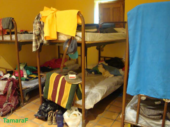 Alberga (schronisko dla pielgrzymów) w Villafranca del Bierzo. W albergach warunki są bardzo ascetyczne, ale nikt nie