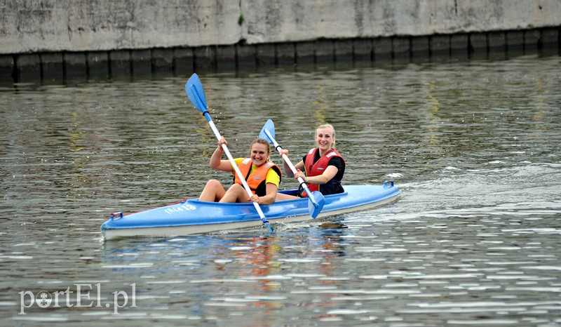 Elbląg Kajakowy trening Startu