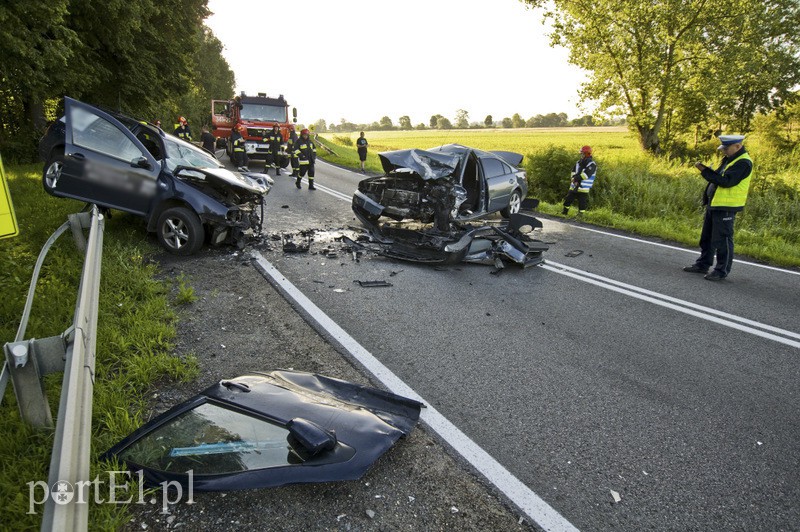  Czołowe zderzenie pod Elblągiem zdjęcie nr 132461