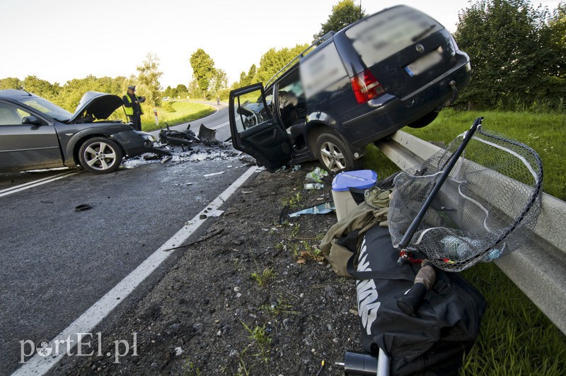  Czołowe zderzenie pod Elblągiem zdjęcie nr 132458