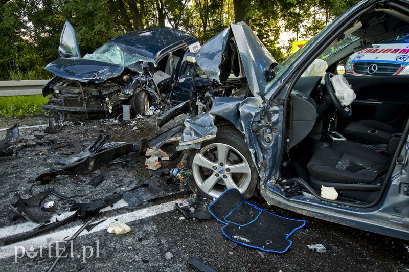  Czołowe zderzenie pod Elblągiem zdjęcie nr 132453