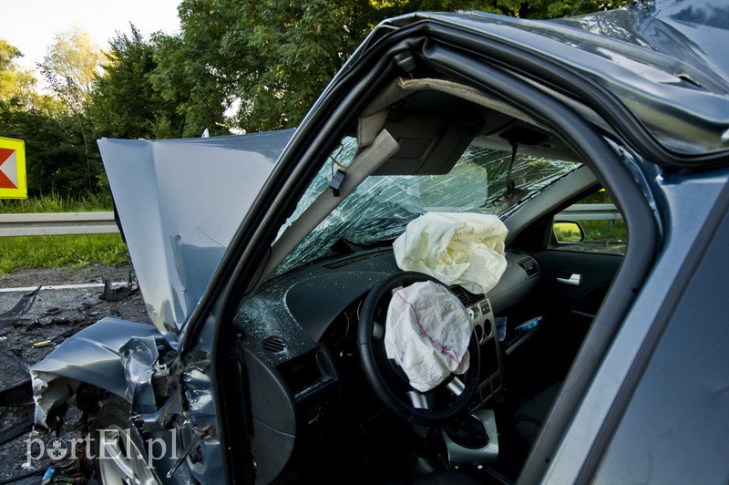  Czołowe zderzenie pod Elblągiem zdjęcie nr 132454