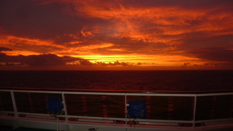 Zachód słońca w Nowej Kaledonii
