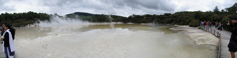 Gejzery to źródło ciepłej wody dla mieszkańców rejonu Tauranga