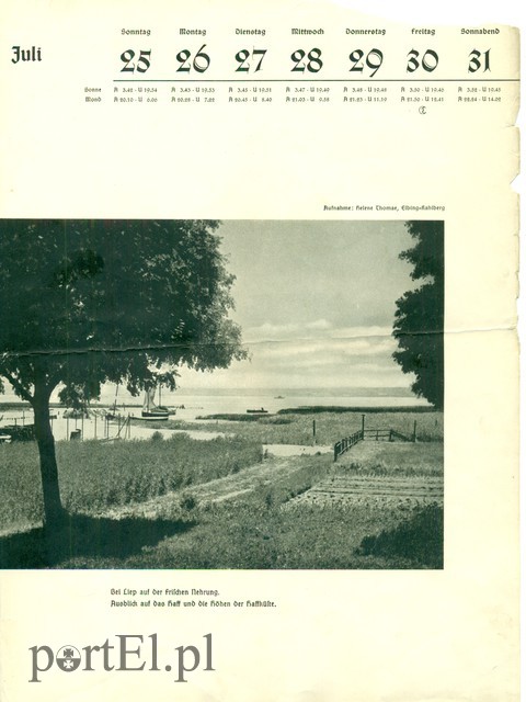 Niedaleko Krynicy (niem. Kahlberg Liep) na Mierzei Wiślanej. Widok na zalew i nadzalewowe wzgórza