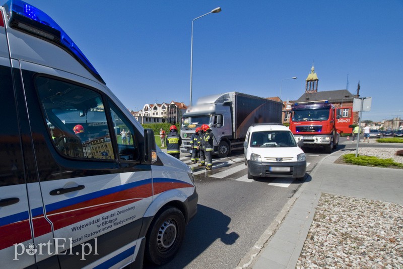 Elbląg  Potrącenie na Rycerskiej