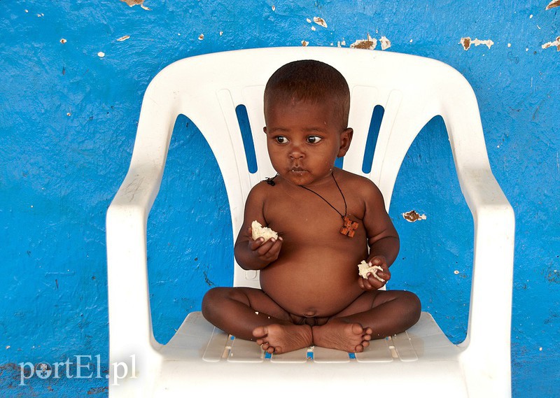 Chłopiec z wioski Omorate-Etiopia