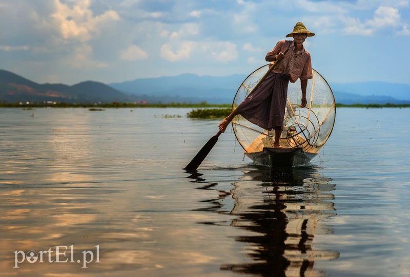 Rybak z Inle Lake- Birma