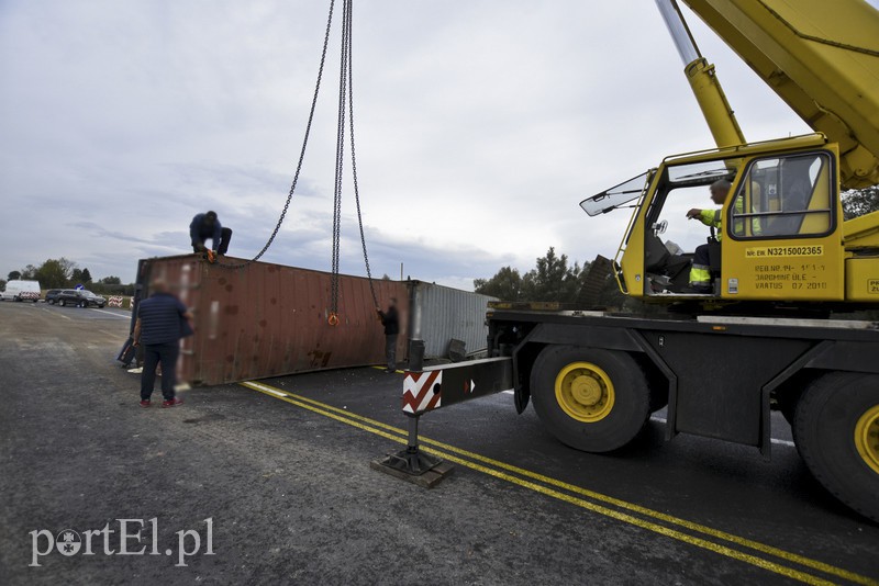 Tir zablokował ruch na siódemce zdjęcie nr 136545
