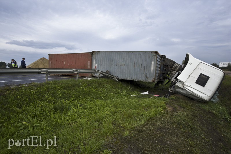 Tir zablokował ruch na siódemce zdjęcie nr 136539