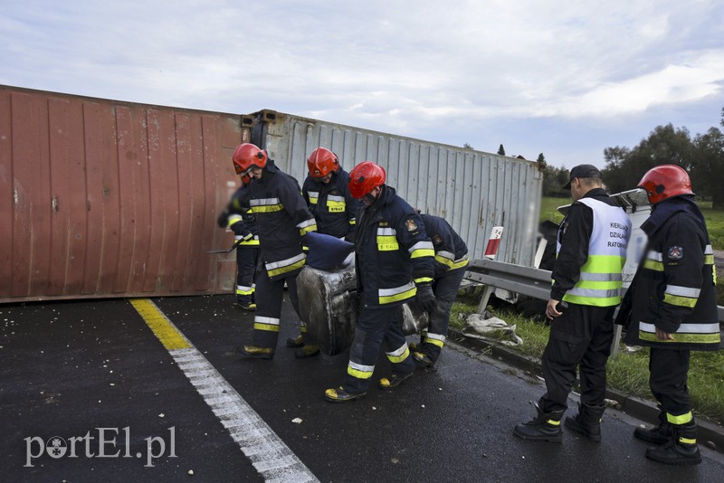Tir zablokował ruch na siódemce zdjęcie nr 136535
