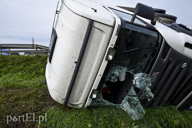 Tir zablokował ruch na siódemce zdjęcie nr 136543