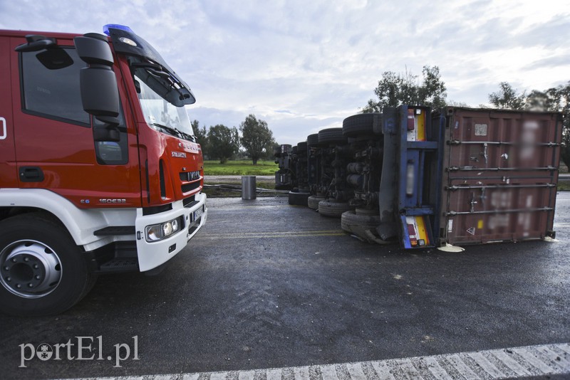Tir zablokował ruch na siódemce zdjęcie nr 136533