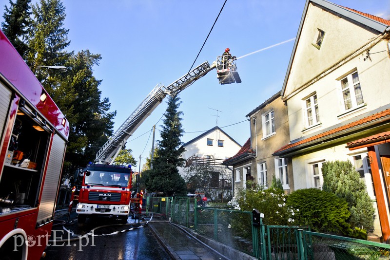 Pożar przy ul. Orężnej zdjęcie nr 138147