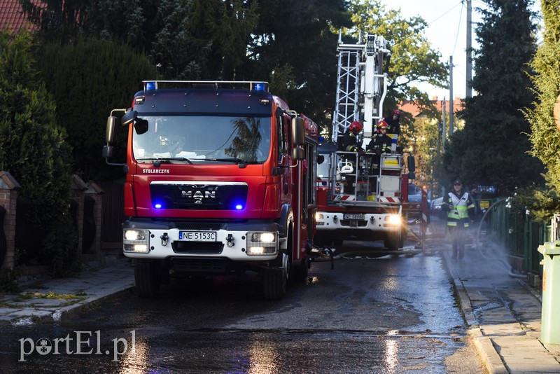 Pożar przy ul. Orężnej zdjęcie nr 138157