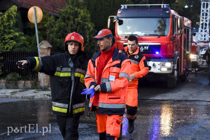 Pożar przy ul. Orężnej zdjęcie nr 138158