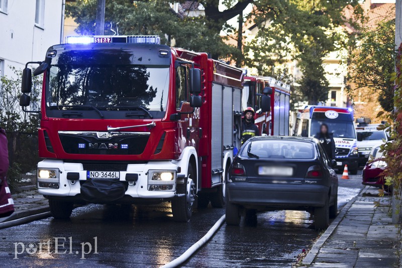 Pożar przy ul. Orężnej zdjęcie nr 138161