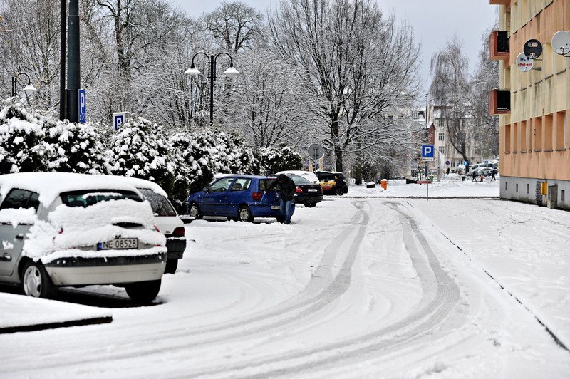 Elbląg Pierwszy atak zimy